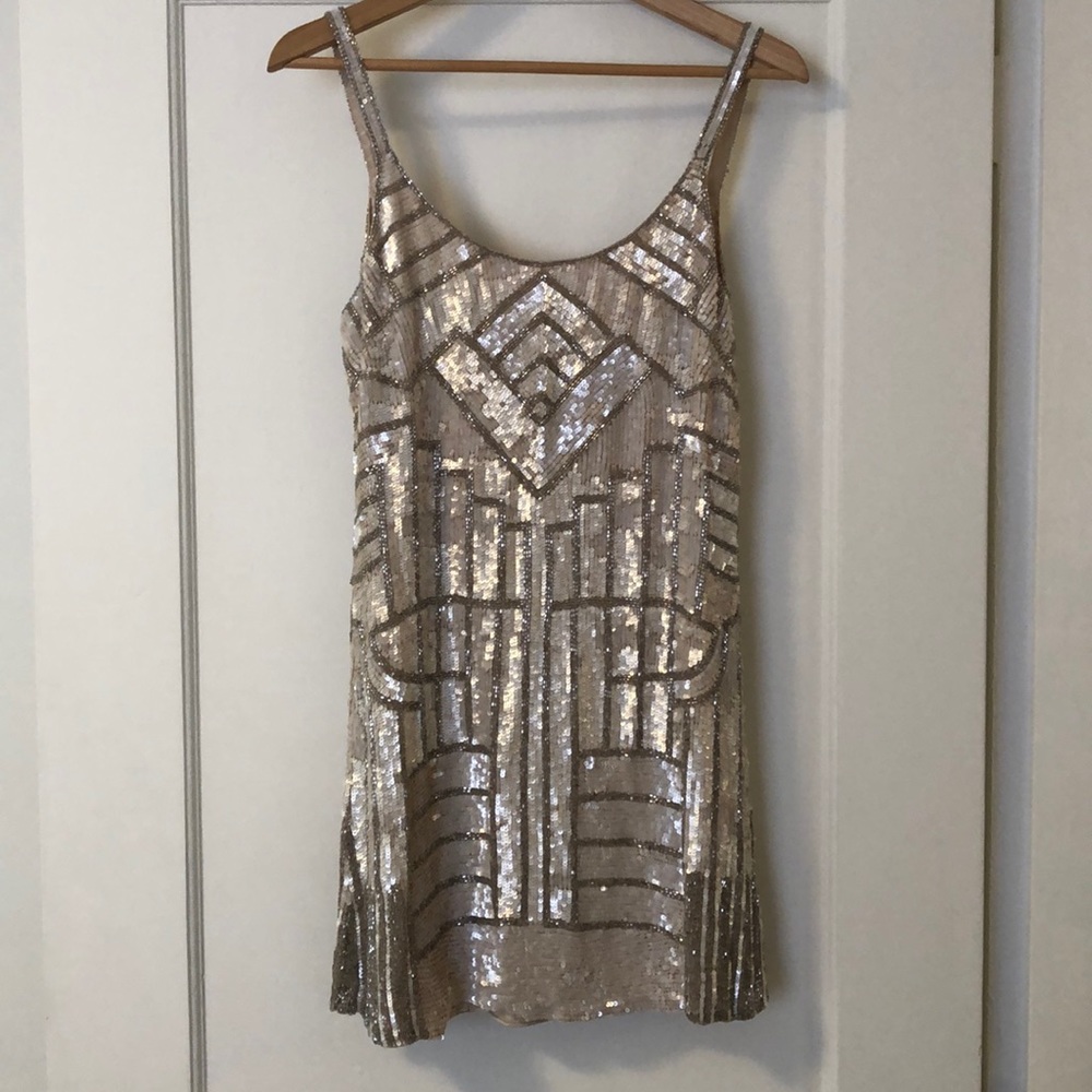 Parker beaded mini dress